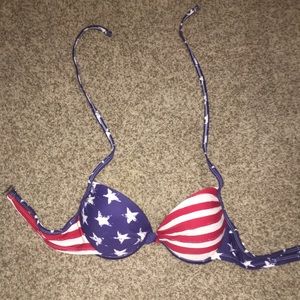 American Flag bikini top